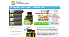 Desktop Screenshot of garcinia-cambogiareviews.com