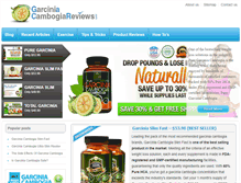 Tablet Screenshot of garcinia-cambogiareviews.com